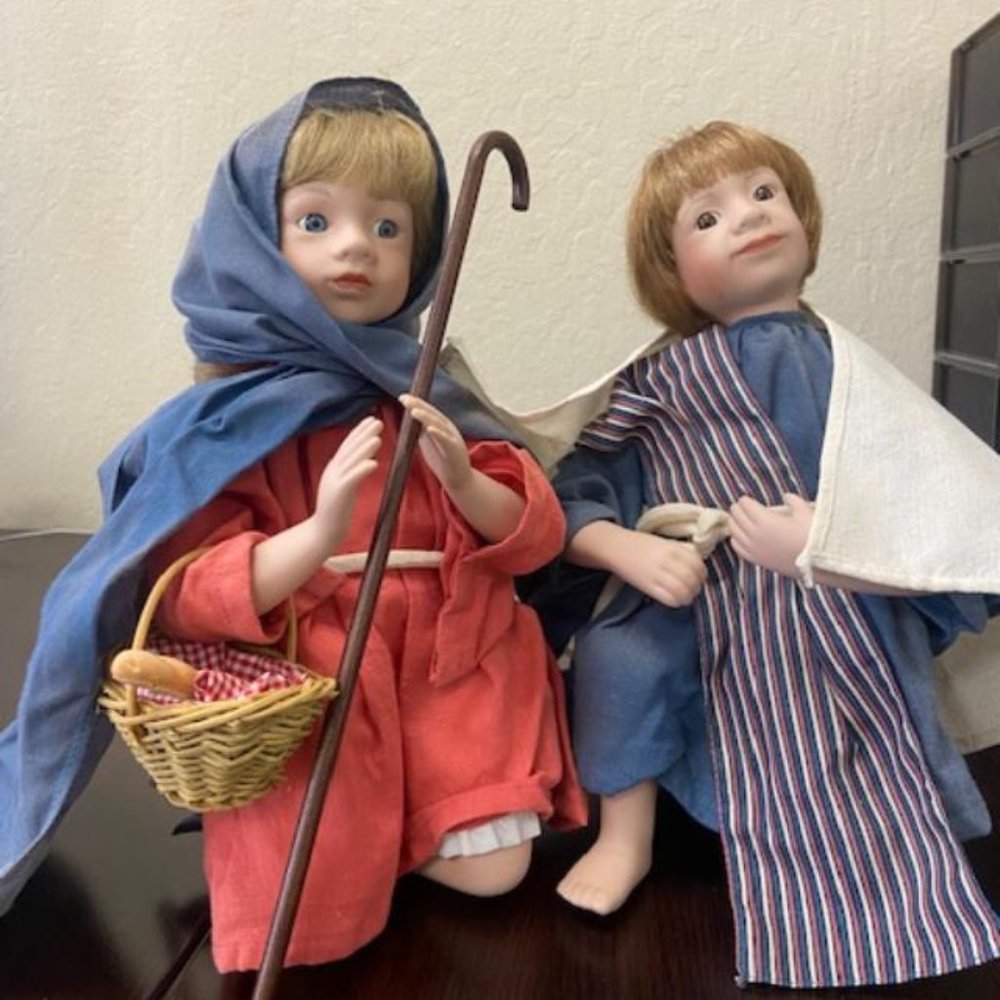 Sandra Kuck Little Red Riding Hood dolls